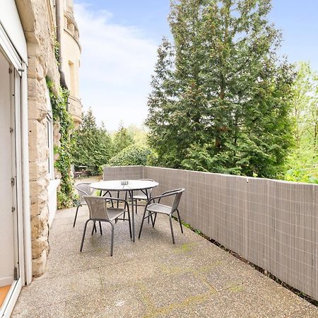 Kingsize Bett, Terrasse, Netflix, Zwei Zimmer Пфорцхайм Екстериор снимка