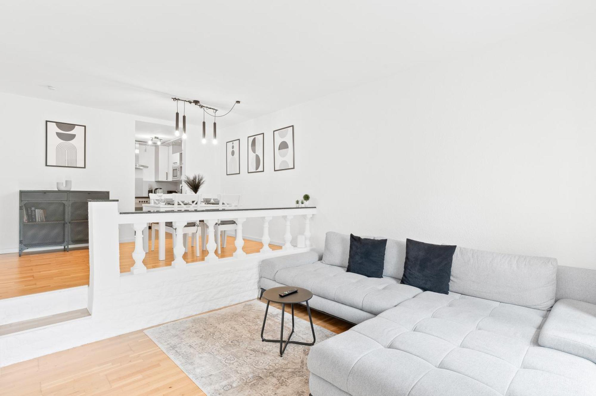 Kingsize Bett, Terrasse, Netflix, Zwei Zimmer Пфорцхайм Екстериор снимка